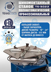 Комплект TS-3022 Шиномонтажный станок+TS-500 Балансировочный стенд  