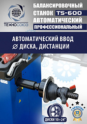 Комплект TS24AC+HR360 Станок шиномонтажный автомат+TS-600 Балансировочный стенд для легковых авто