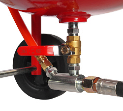 Аппарат пескоструйный 38 литров, шланг 1/2", 250PSI JTC